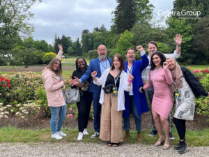 SDG Challenge group picture of students and Cefetra Group HR Director and Head of Sustainability