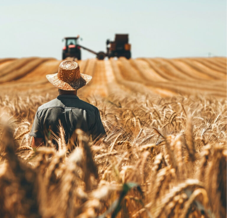 Man in a field